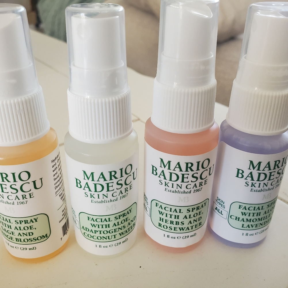 Mario Badescu Skin Care Facial Sprays Set of 4
